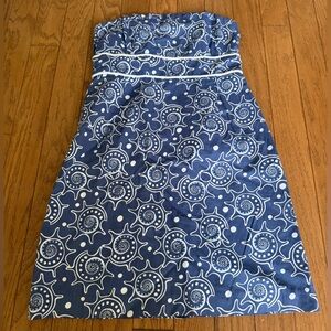 Vineyard Vines Navy and White Coastal Dress